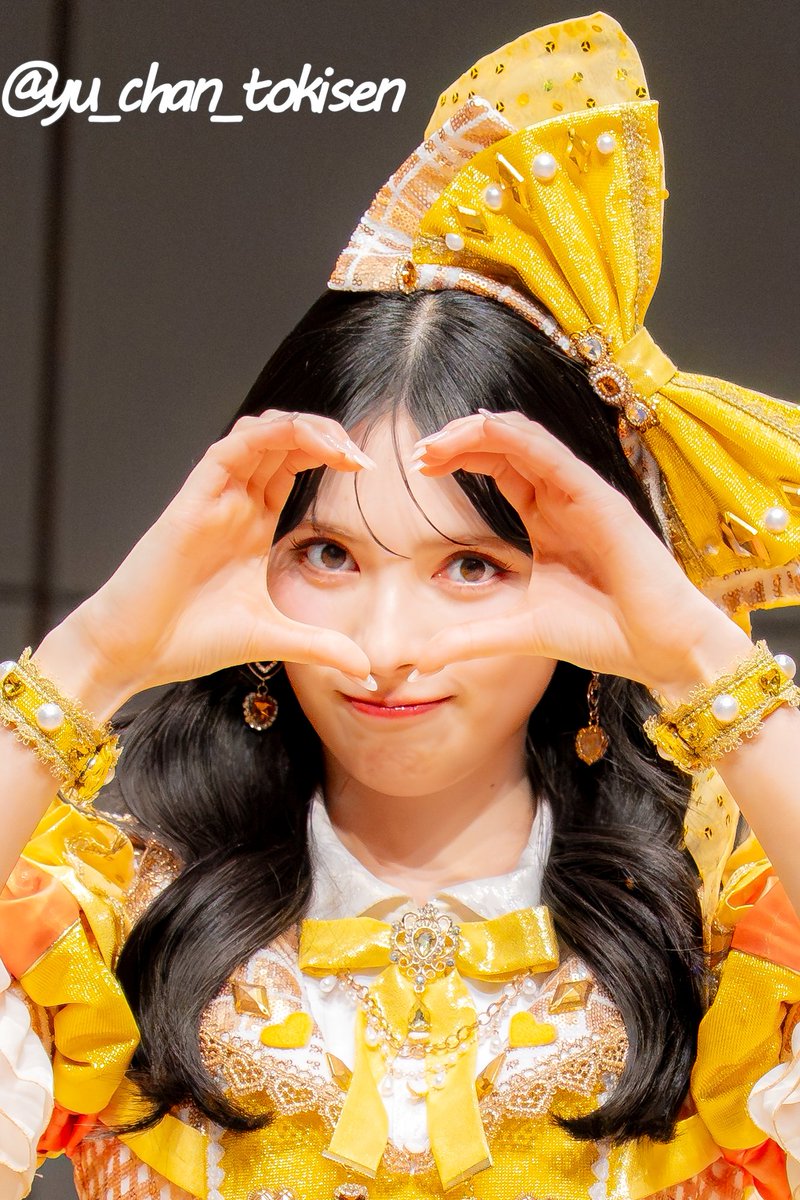 yu_chan_tokisen's tweet photo. 手が🫶🏻になって…→食べちゃった！💛

📸:2026/4/25　#どりーむじゃんぼ 発売記念特典会
#菅田愛貴 #超ときめき宣伝部 https://t.co/7mj41sHFUh