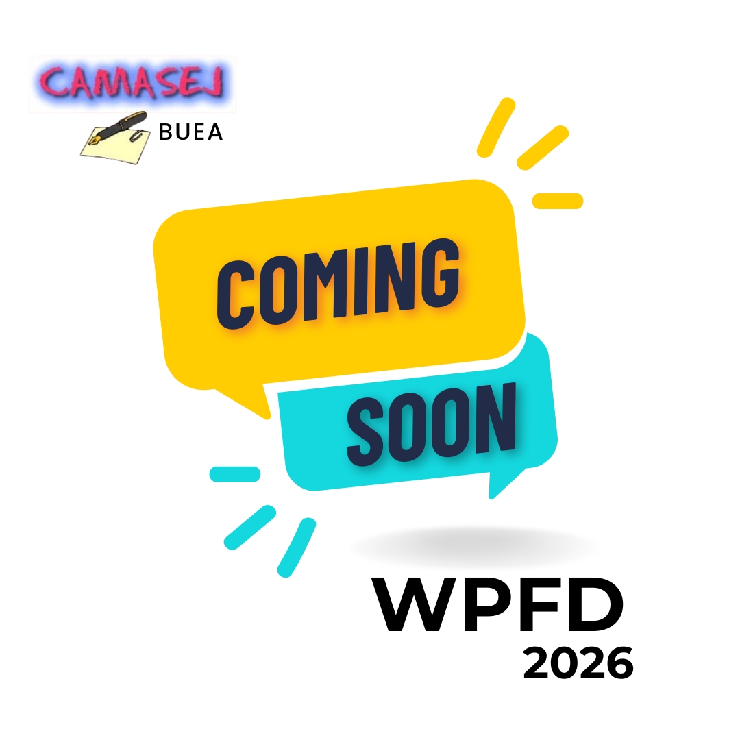 CamasejBuea's tweet photo. Today’s the Day! CAMASEJ Buea Members
President Andrew is calling on all members to be at the venue on time for our World Press Freedom Day event.
Time: 2:00 PM sharp
Location: Harvard Lux, Buea
Don’t be late. Your presence matters.
#WPFD2026 #CAMASEJ #PressFreedom #BueaEvents https://t.co/ynGAWig1qu