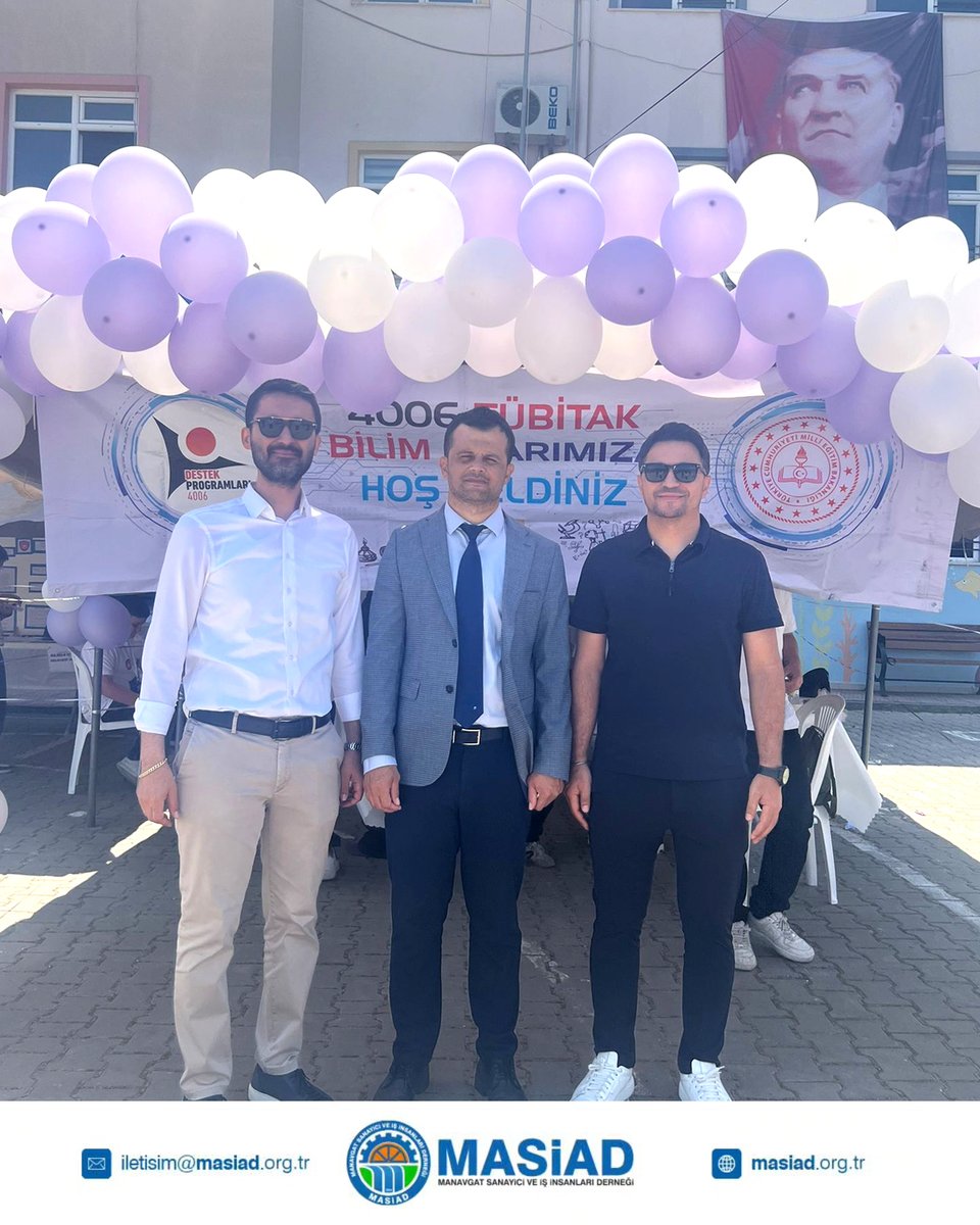 MASiAD_SiAD's tweet photo. TÜBİTAK Bilim Fuarları kapsamında Yavrudoğan Ortaokulu tarafından düzenlenen bilim fuarını ziyaret ettik.

Gençlerimizin bilim ve teknolojiye olan ilgisini, üretkenliğini ve proje odaklı bakış açısını yerinde görmekten memnuniyet duyduk.

#MASİAD #Manavgat #BilimFuarı #TÜBİTAK https://t.co/GQPCpf05Cu