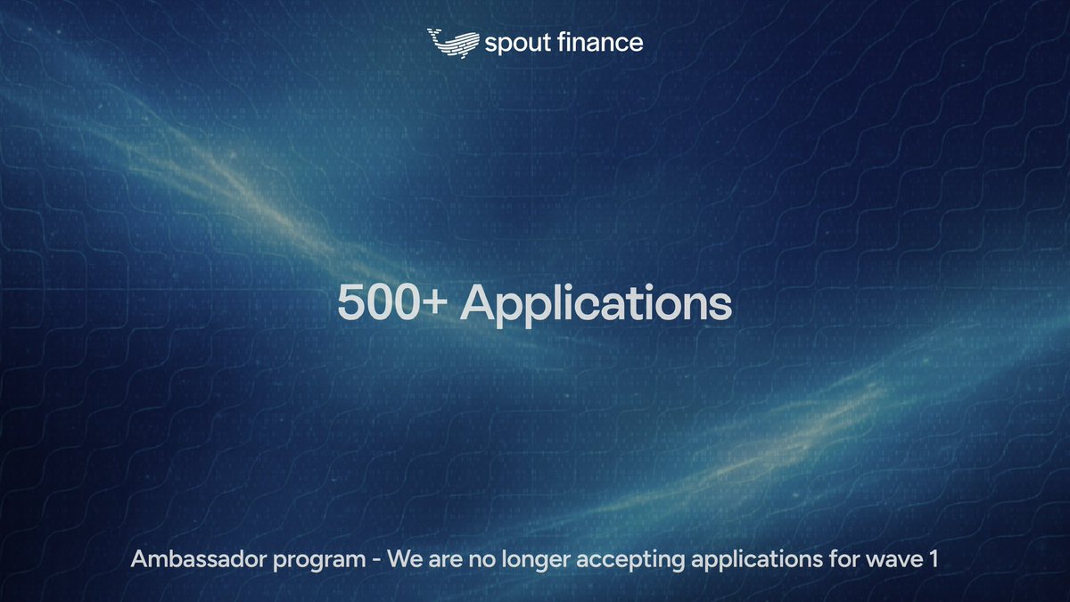 Spout Finance tweet media