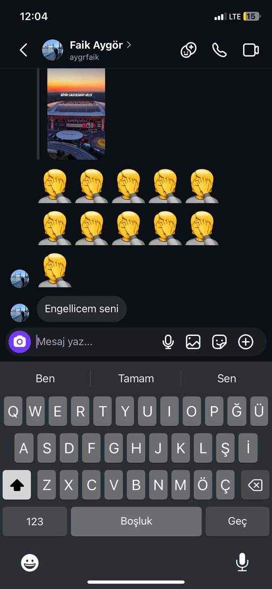 Oysa haberi yok bu akşam doğum günü yemeğinden sonra onu kutlamaya çıkaracağımdan ♥️😅