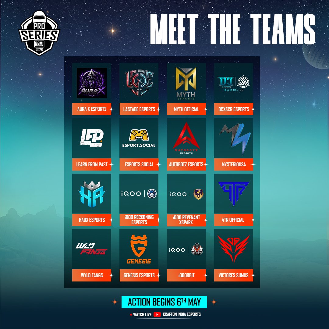 KRAFTON INDIA ESPORTS tweet media