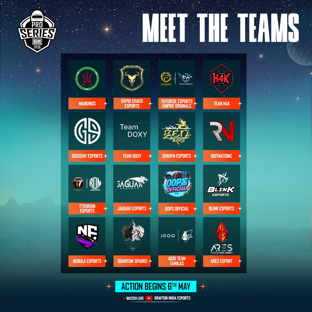 KRAFTON INDIA ESPORTS tweet media