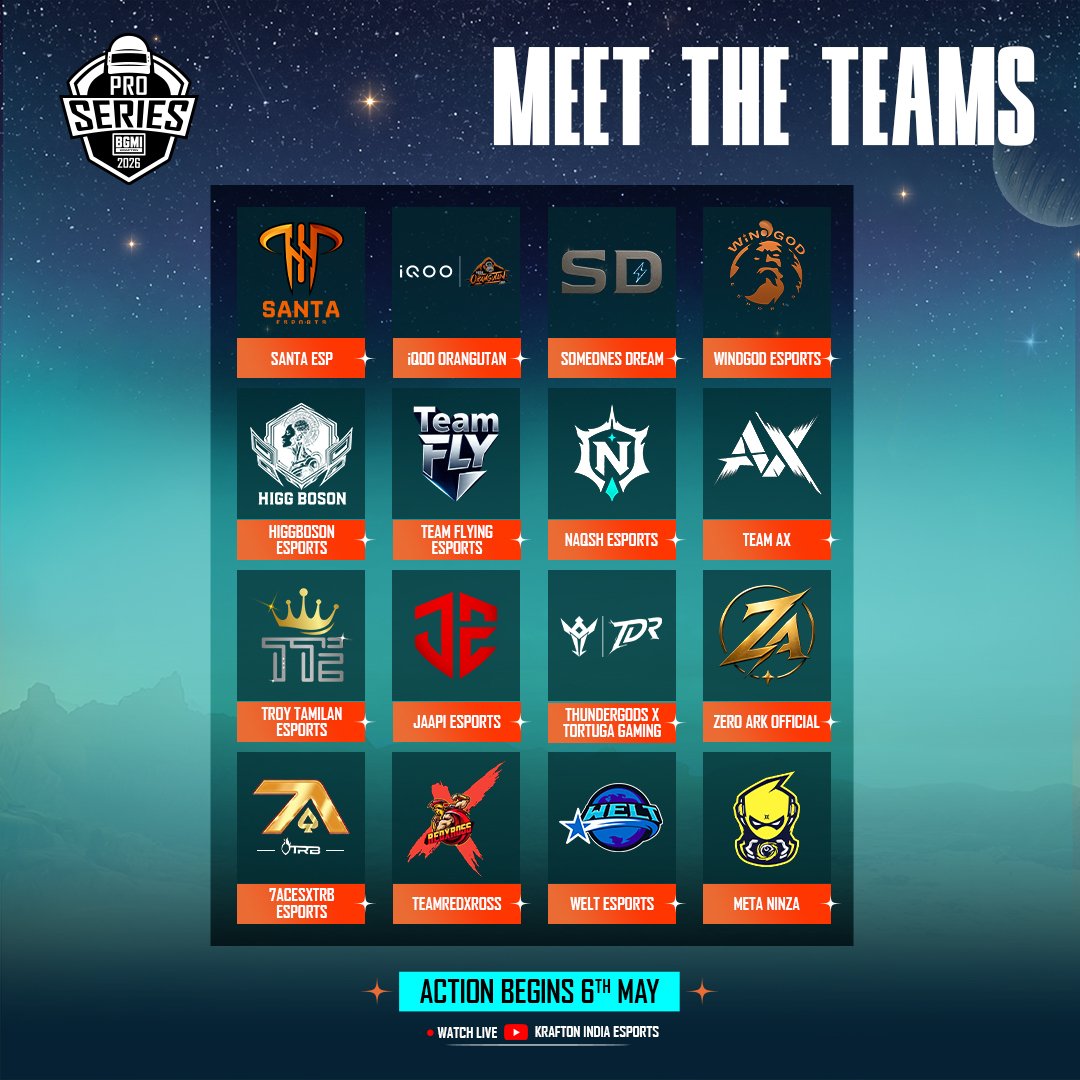 KRAFTON INDIA ESPORTS tweet media