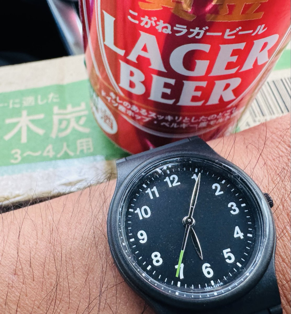 OMEGAswatch9's tweet image. さぁ、BBQです
木炭不足により買い出しに来ました

ついでにカインズ製のビール発見し購入です

#ファミシチ
#BBQ