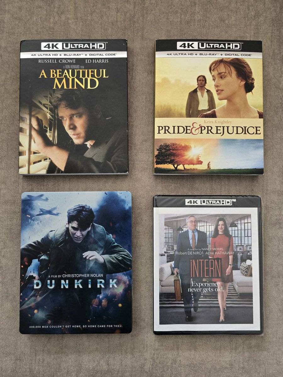nunomgrocha's tweet image. In the past few days, a few more arrived.
#PhysicalMedia
#4KUltraHD
#Bluray
#4k
#DolbyVision
#4KHDR