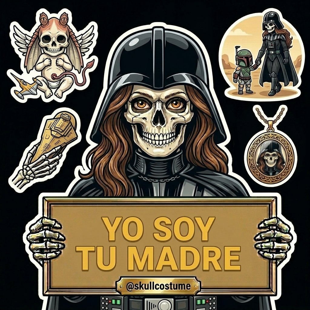 SkullCostume's tweet photo. Hay frases que se quedan grabadas para siempre, pero ninguna suena tan fuerte como cuando la dice una madre. No hace falta casco, sable ni galaxias lejanas: cuando ella habla, se ordena el universo. Y hoy, más que nunca, queda claro quién manda en esta historia.

YO SOY TU MADRE https://t.co/nubysYyLU7