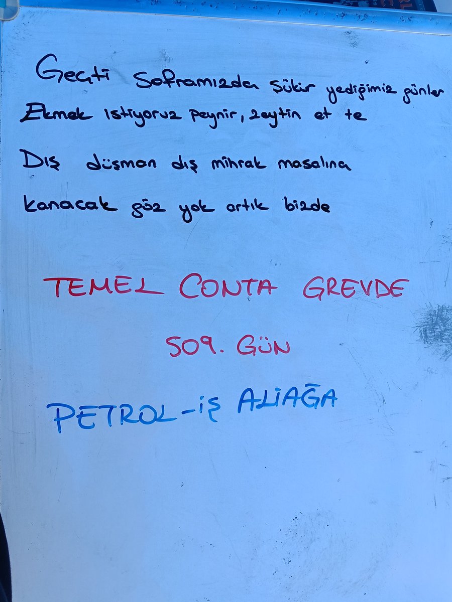 Limter_is's tweet image. Temel Conta grevi, 509. gününde devam ediyor.

Direnen İşçiler Kazanacak!

@temelcontagrev

#Grev
#Direniş