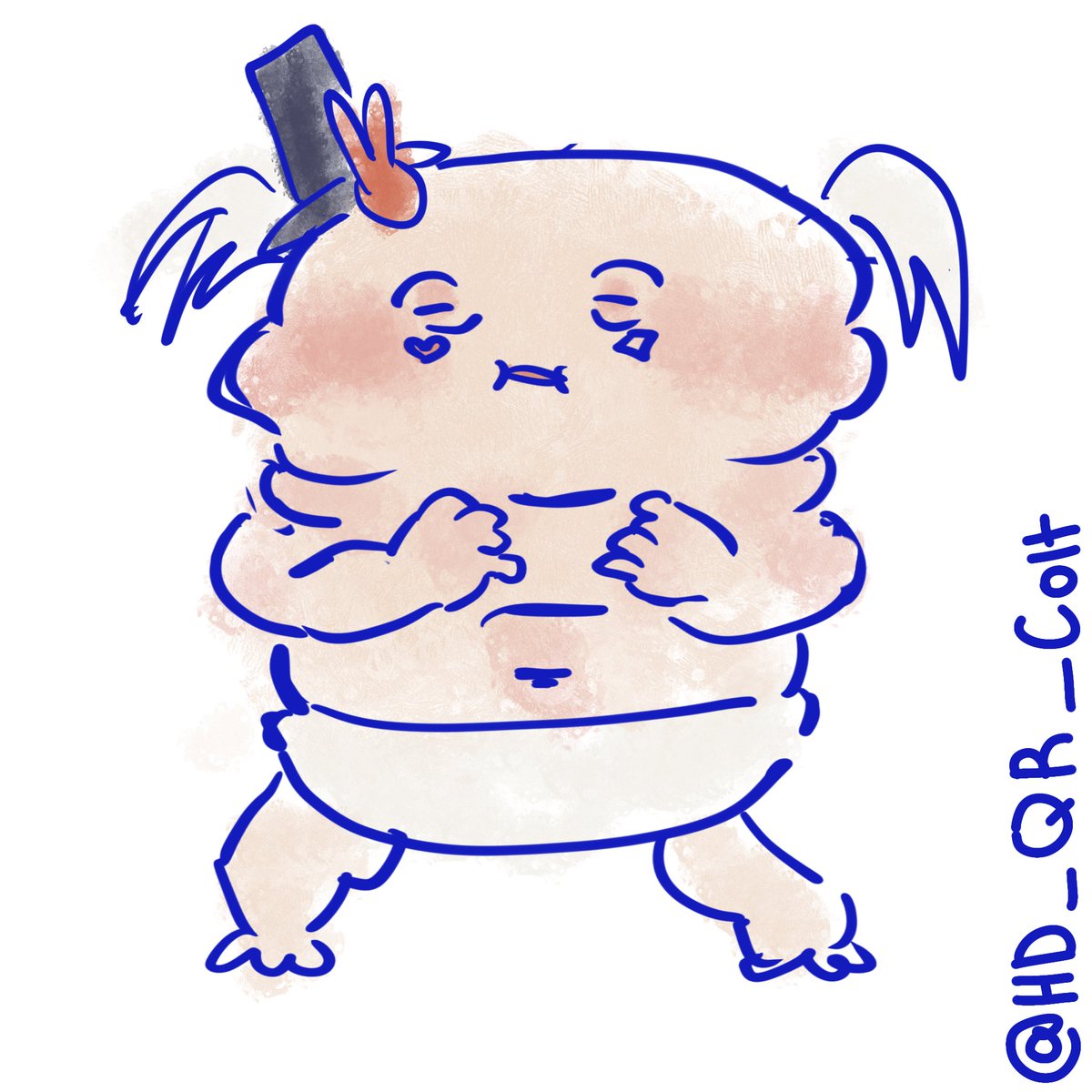 HD_QR_Colt's tweet photo. here's what you would look like if you were a wee little baby. meet SPARXINFANT! #CREATIVELIBERTY https://t.co/iwog3KYXWq