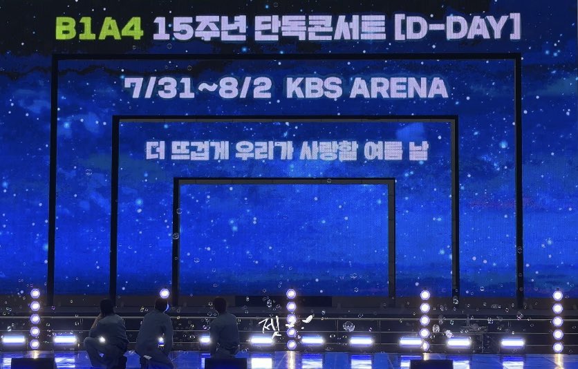lxeris_'s tweet photo. 260502 #B1A4 예빛섬 공개콘

B1A4 15주년 단독콘서트 [D-DAY]
7/31~8/2 KBS ARENA
더 뜨겁게 우리가 사랑할 여름 날

이걸 더 뜨겁게 사랑할 여름에 만나요
부르다가 보여주는거 반칙ㅠ
날짜 바나 생일인 것도 반칙 ㅜㅜㅠㅠ https://t.co/UjgyLwAB6Q
