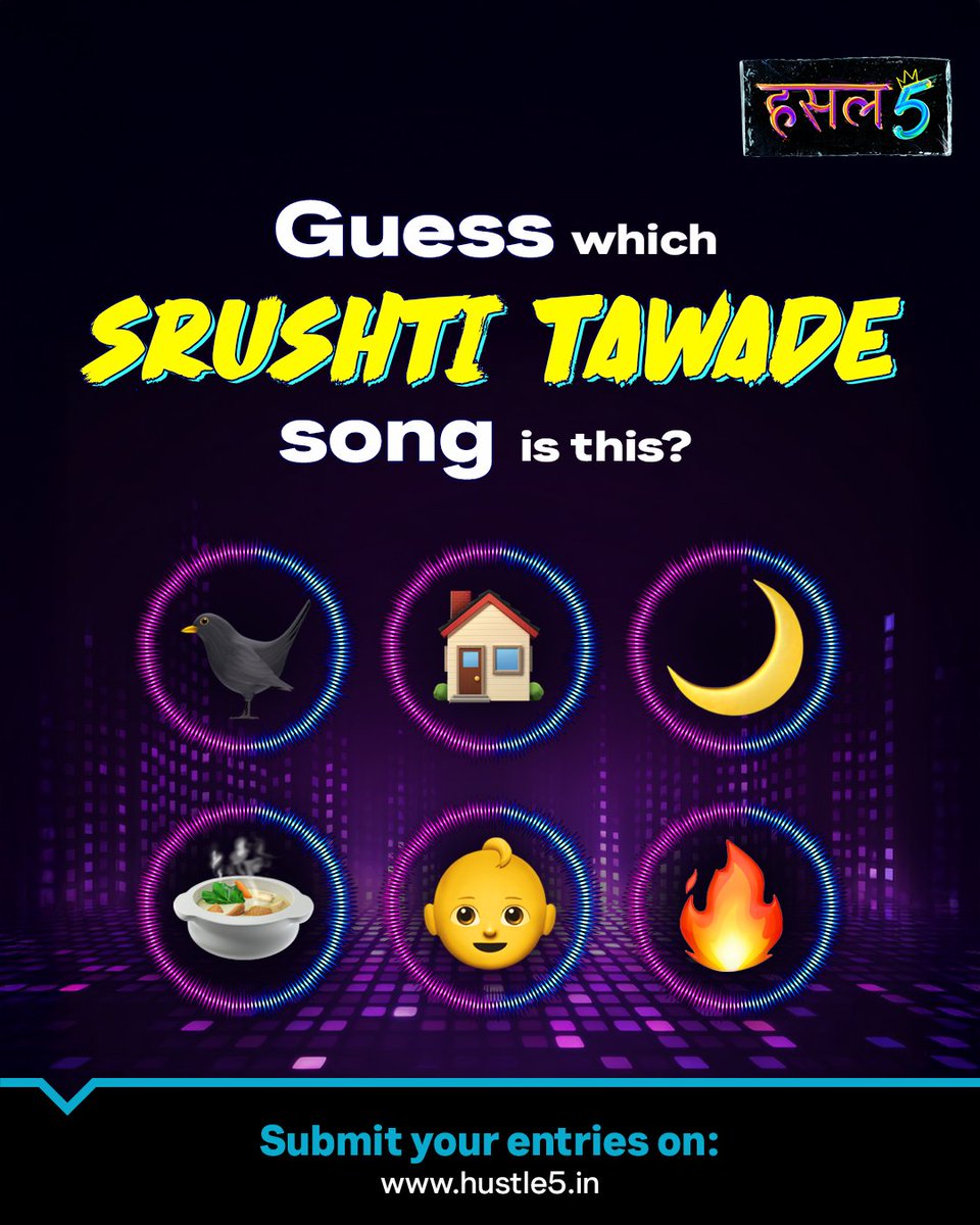 mtvhustle's tweet image. Srushti paglus, where you at? 😎

MTV Hustle Season 5 is calling 📷📷
Entries open now!📷

Visit hustle5.in and send in your entries
now!

#JioHotstar #Hustle #Hustle5 #MTVIndia #EntriesOpenNow