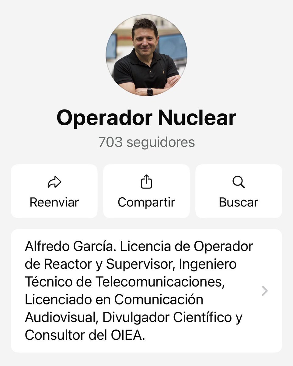 Si queréis estar al tanto de mis intervenciones en medios y podcasts, os invito a uniros a mis canales de Telegram y WhatsApp. Agradeceré que compartáis los canales y las publicaciones que creáis interesantes.

Telegram: t.me/OperadorNuclea…
WhatsApp: whatsapp.com/channel/0029Va…