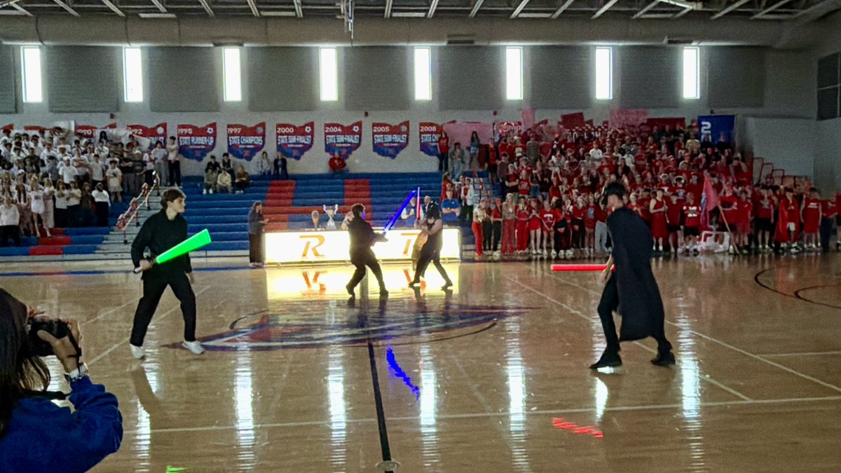 DougFaris's tweet photo. I have to give a shout out to the RHS Class of 2026! Coming up short to keep the Class Day 🏆 hurt, but your Star Wars theme was up there with the best ever!  Thanks for the memory ‘26! 👏🏻💯 @reverelocal https://t.co/4J4Xhd4Ol8