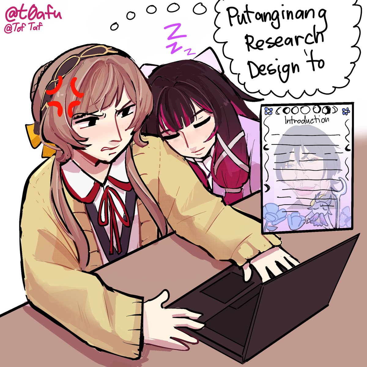 t0afu's tweet photo. sandrone stressed research leadercore
#sandbina #GenshinImpact #digitalart https://t.co/pv8wKaHRPi