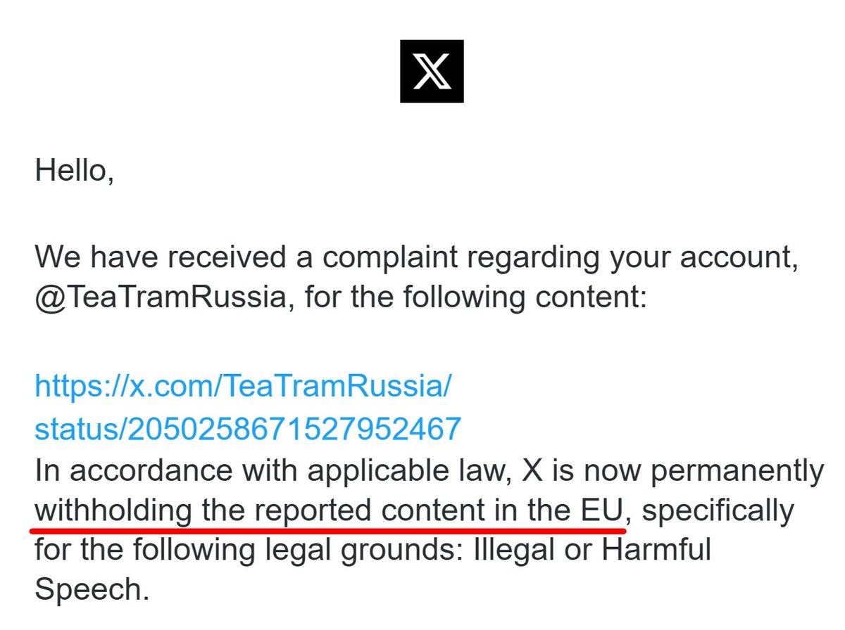 Fighting Nazism is banned content in the EU. 
Think again. Fighting Nazism is banned content in the EU. 
And after that, these liars and hypocrites tell me about censorship in Russia.😆🤦 Pathetic hypocrites. That's why Russia is winning hearts and minds.