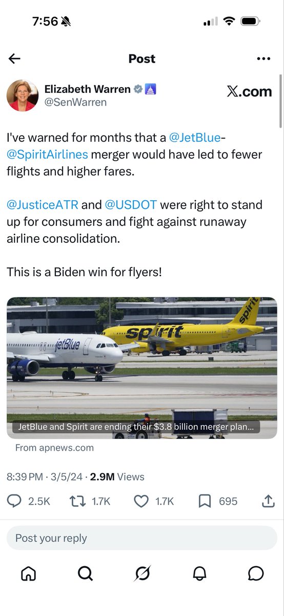 MikeReilly77's tweet photo. @valkvool @SpiritAirlines @POTUS lol https://t.co/dYWnLF5sZR