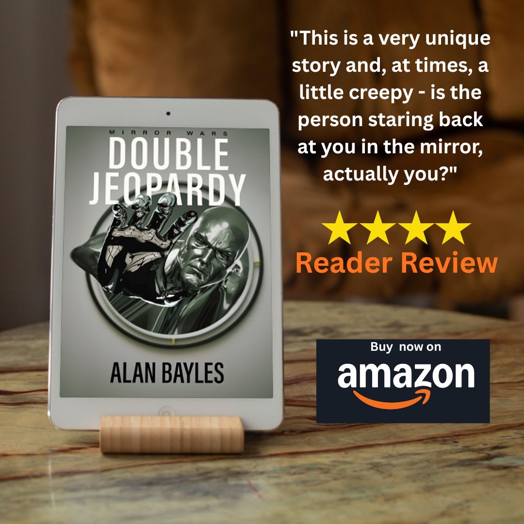 TheRealA_Bayles's tweet image. Detective Inspector Dave Barnes thinks he's seen everything until the threads of a grisly double-murder investigation uncovers an otherworldly secret.
#WritingCommunity #SaturdayVibes #BookBoost #scifi #thriller #books #ebooks #KindleUnlimited 

Link mybook.to/DoubleJeopardy…