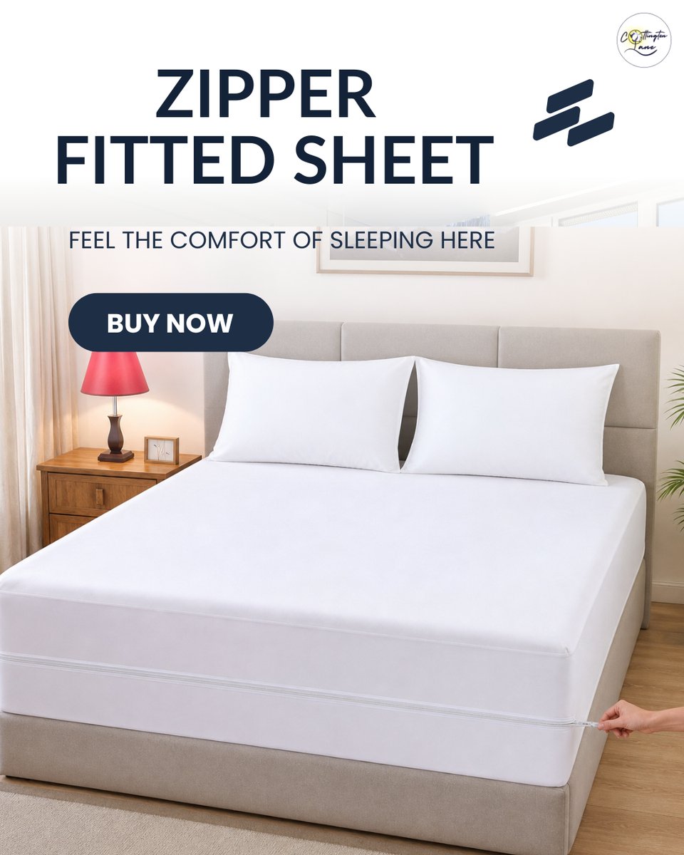 CottingtonLane's tweet image. Better sleep starts with better basics 🛏️

Cottington Lane Zipper Fitted Sheet:
✔️ Ultra-soft microfiber
✔️ Secure zipper fit
✔️ 6-side coverage
Simple upgrade. Big comfort.
🛒 Shop now
amazon.com/dp/B0D93T7X4B?…

#SleepBetter #HomeEssentials #Bedding