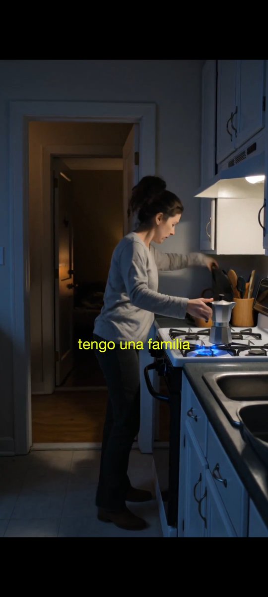 D_Patche's tweet photo. AI SLOP
Se que es más que evidente pero por si alguna persona le cuesta verlo: 
 - La cocina cambia completamente
- Calles que en España no existen ( la IA interpretó Londres seguramente). 
- Cartel ilegible y autobuses que yo sepa rojos ya no hay o casi ninguno. https://t.co/7X28qybECV
