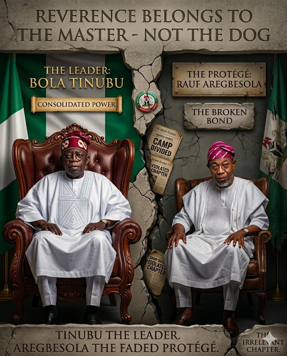 REVERENCE BELONGS TO THE MASTER - NOT THE DOG

During the treacherous and draconian reign of Peter Obi's mentor and role model, Sani Abacha, there was a right-hand man. His most trusted lieutenant. His Chief Security Officer. 

A man who climbed only to the rank of Major in the