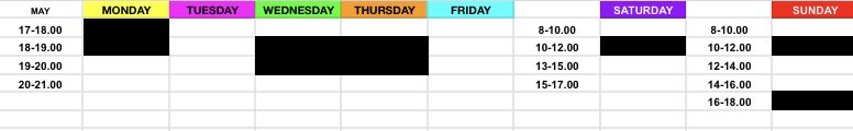 Formyfuture81's tweet photo. อัปเดตคิวตารางเดือนพฤษภาคมนะคะ 🩵
ยัง #รับสอนภาษาอังกฤษ อยู่นะคะ แม้จะไม่ค่อยได้เข้ามาอัปเดตเท่าไหร่เลย 😭 เรียนเชิญค่า  #TU90 #spsm70 #psm70  #dek70 #tgat #alevel #ielts หรือจะสัมภาษณ์สำหรับ #workandtravel #wat
สีดำ = bookedแล้วค่ะ🙇🏻‍♀️ https://t.co/rYJ1tl4J3I