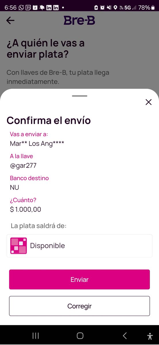 CARRY477's tweet photo. @laviejagi @nubank @Bancolombia Al parecer la llave está a nombre de Maria de los Angeles https://t.co/9vzJtGAwIE
