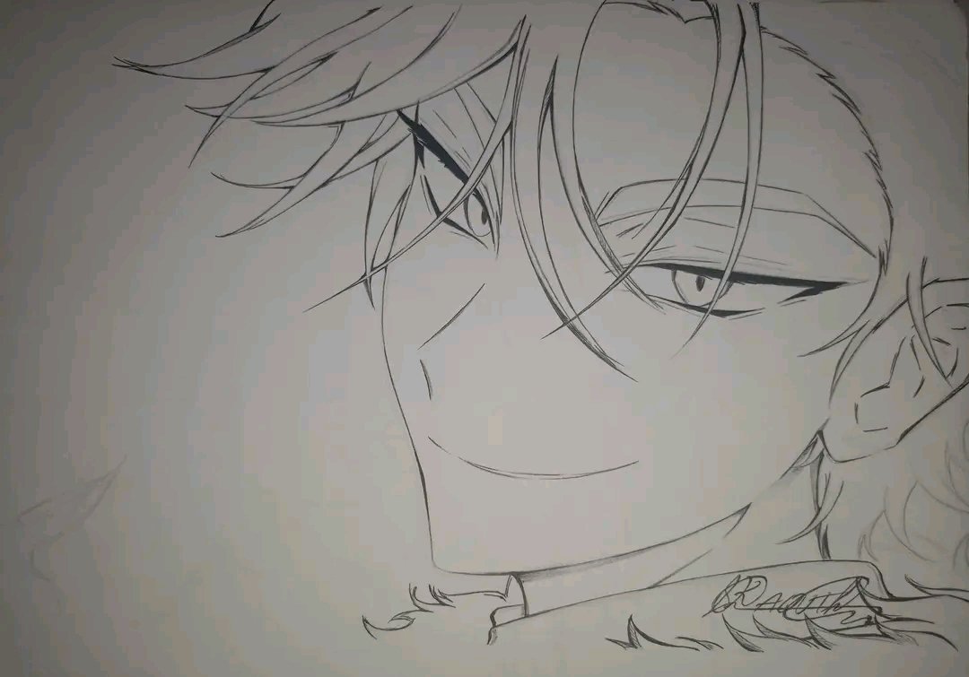 kawter1412's tweet photo. An almost complete drawing for vein ....What catches my attention are the angles of his eyebrows, sharp and thicker at the front, which is unusual compared to others...
#link_click / #لينك_كليك 
hope S3 will be in July or August.
I want to publish a novel I wrote for link click🥹 https://t.co/NLVGQ63g7C