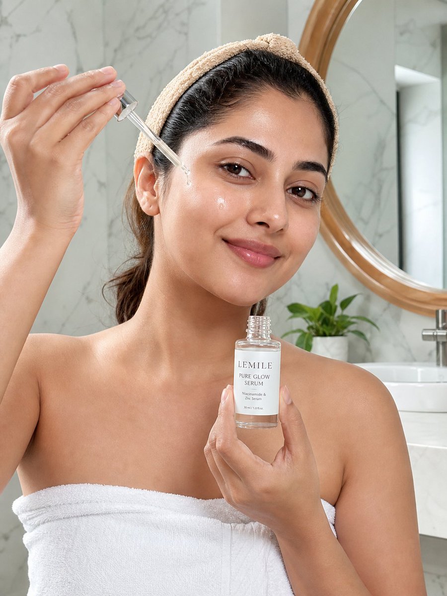 Glow Up in Luxury: LEMILE Pure Glow Serum - PromptGather image 1