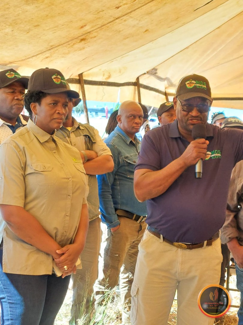 motswedingfm's tweet photo. #TsaEtsho le Tebogo "TJH" Hotane, e tla ka tlhamalalo go tswa mo Morokweng, mo letsatsing la boraro la MDS Agricultural Expo. https://t.co/uB47bEkMka