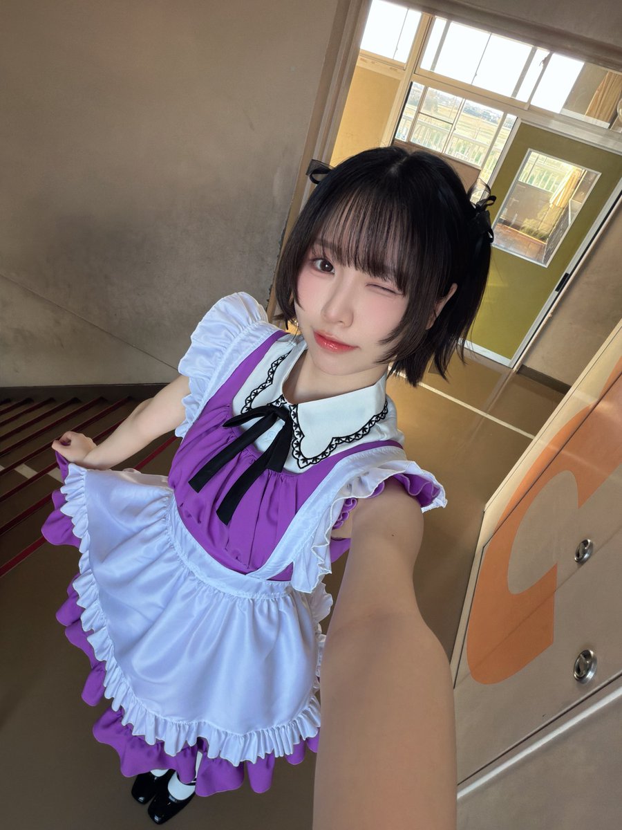 ムラサキ本当に珍しい💜💜💜

ニーハイもなかなか...！