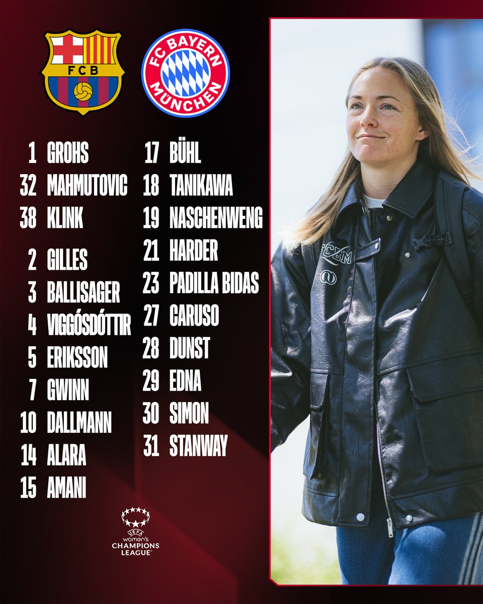 Unser Team für #BarçaBayern 🔴⚪ Der gesamte Kader fliegt heute gemeinsam nach Barcelona! #MiaSanMia