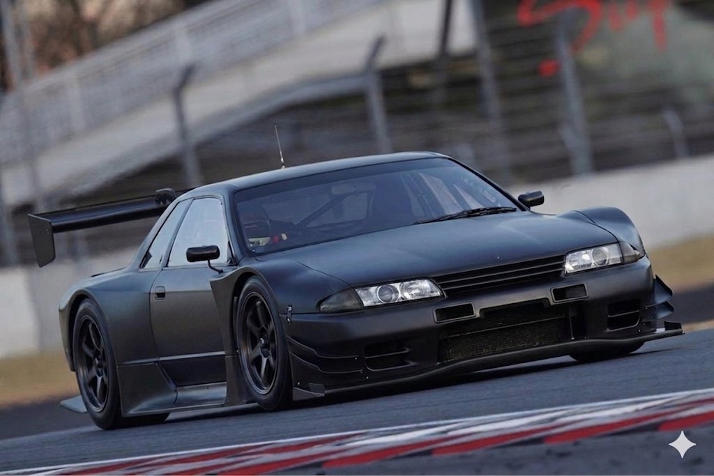 akaboro_32m's tweet photo. Geminiに現行GT300 JAF-GTルックの32作ってもらったらかなりリアリティ高い生成AI画像できてしまった

#SUPERGT #BNR32 #ないない #AI画像 https://t.co/nW0RttZw0B