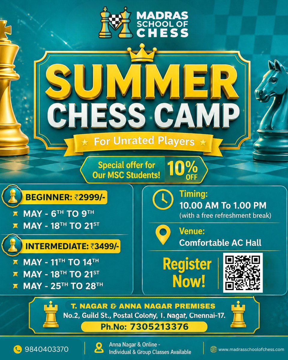 Madras School of Chess tweet media
