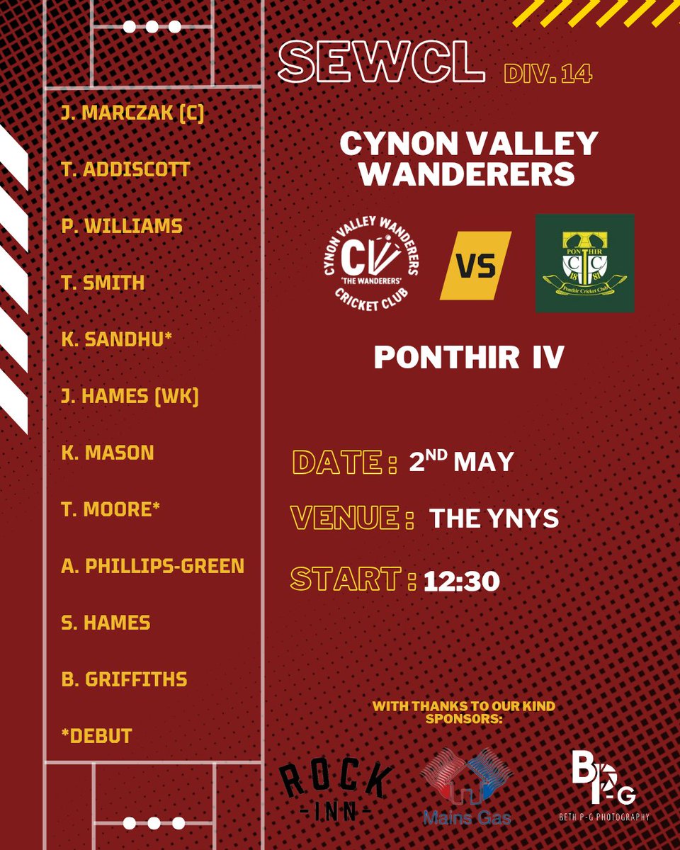 Cynon Valley Wanderers CC tweet media