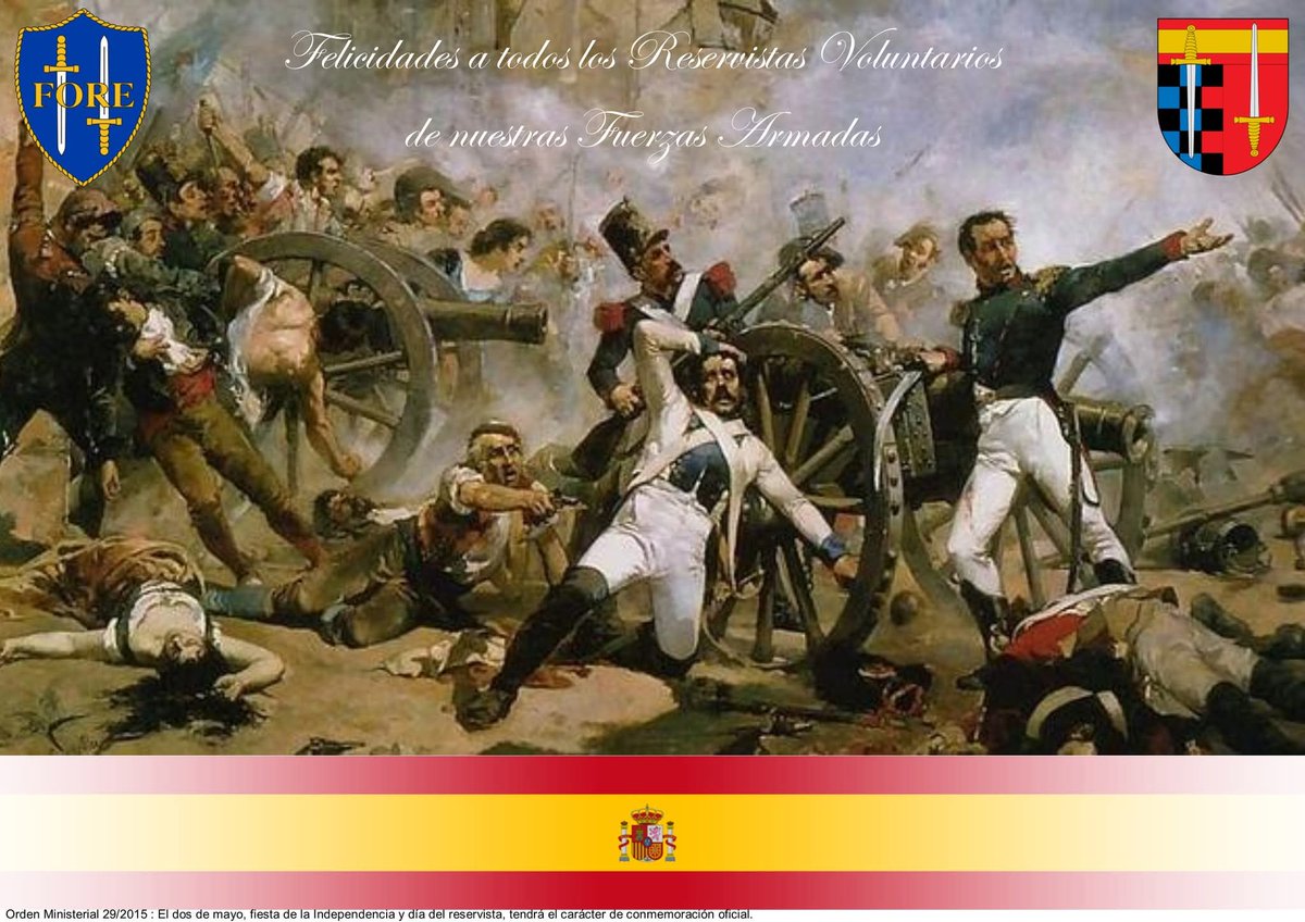 FORE_CIOR_ES's tweet photo. #2deMayo #ReservistasVoluntarios https://t.co/iVFXYRtIB7