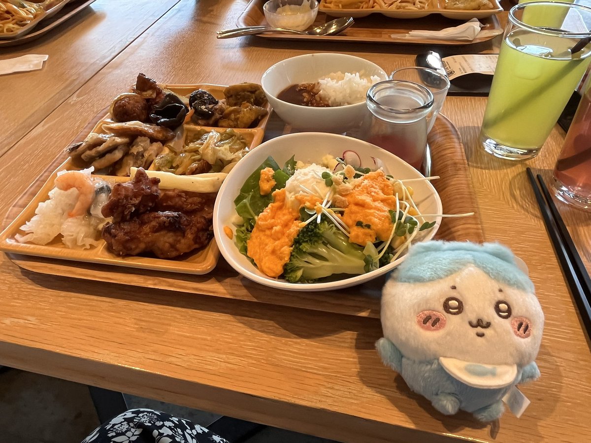 去年のGW予約取りそびれて行けなかったビュッフェにリベンジで行ってきた！
農家レストランだからお野菜がとっても美味しくて普段野菜を蔑ろにしがちな私がサラダを3回おかわりしてしまった