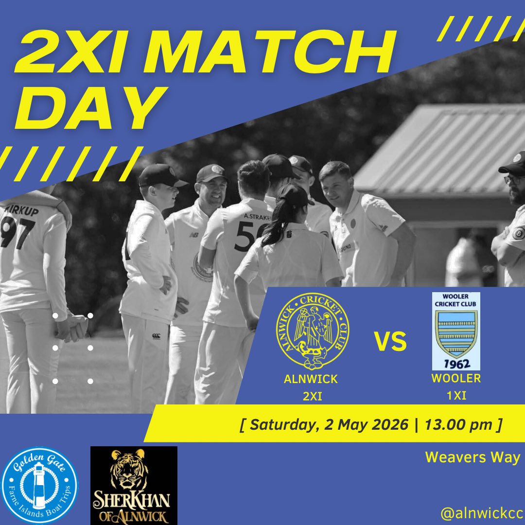 AlnwickCC's tweet image. It’s Match Day!

Good luck to both our sides in action today, let’s hope for two wins 🤞

#ACC #UTW 🔵🟡🏏