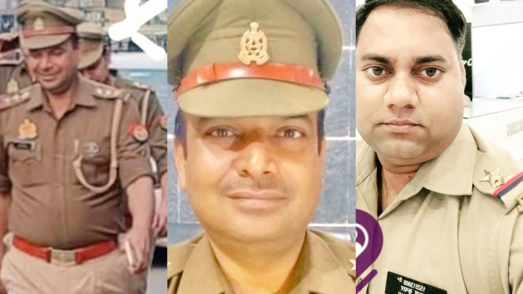 Sharma39Harish's tweet photo. मेरठ DIG कलानिधि नैथानी ने बुलंदशहर के सिकंदराबाद थाना इंचार्ज नीरज मलिक, SSI अरुण, SI अमित कुमार, सिपाही योगेश, प्रवेश, सुमित, विपुल सभी पुलिस कर्मी सस्पेंड किए गए । इन पुलिसकर्मियों पर एक युवक को थाने लाकर अवैध वसूली के आरोप है । इन सभी पुलिसकर्मियों की जांच सीओ से कराई गई थी । https://t.co/crTWp89XGX