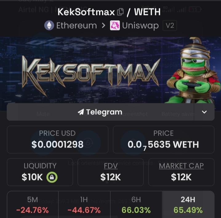 Cryptony_22's tweet photo. KekSoftmax is the next @KekiusMaximusI 

KEKIUS IS_SETING UP FOR NEXT HUGE GREEN FAT CANDLES.

The smart move is to buy when others are fading & to take profit when there’s too much noise.

#BuyTheDip #Crypto #Bullish
CA
0xACc5ce55968D899c5129d7539C1709b4a9430b85
Telegram 
@keksoftmaxcoin