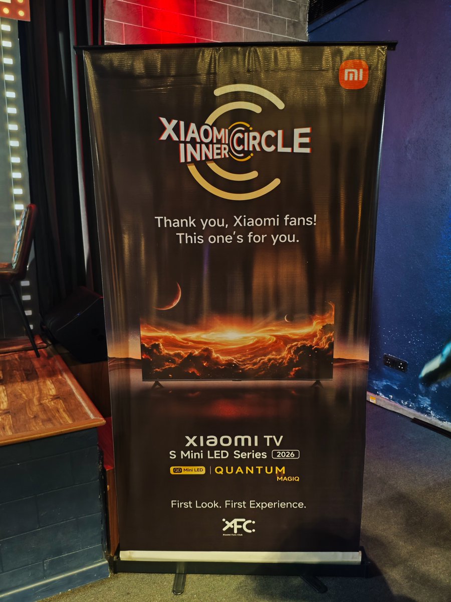 MDTechIndia's tweet photo. Having a great time at the xiaomi inner circle event of experience of Xiaomi S Mini LED TV at Laugh Casa Comedy Club 
#MiniMeansMore #XiaomiQDMiniLED #XiaomiFansClub #XiaomiInnerCircle 
@pixelwithme @Ritij @atytse @XiaomiIndia @gautmeluv https://t.co/tpoGyyxOrC