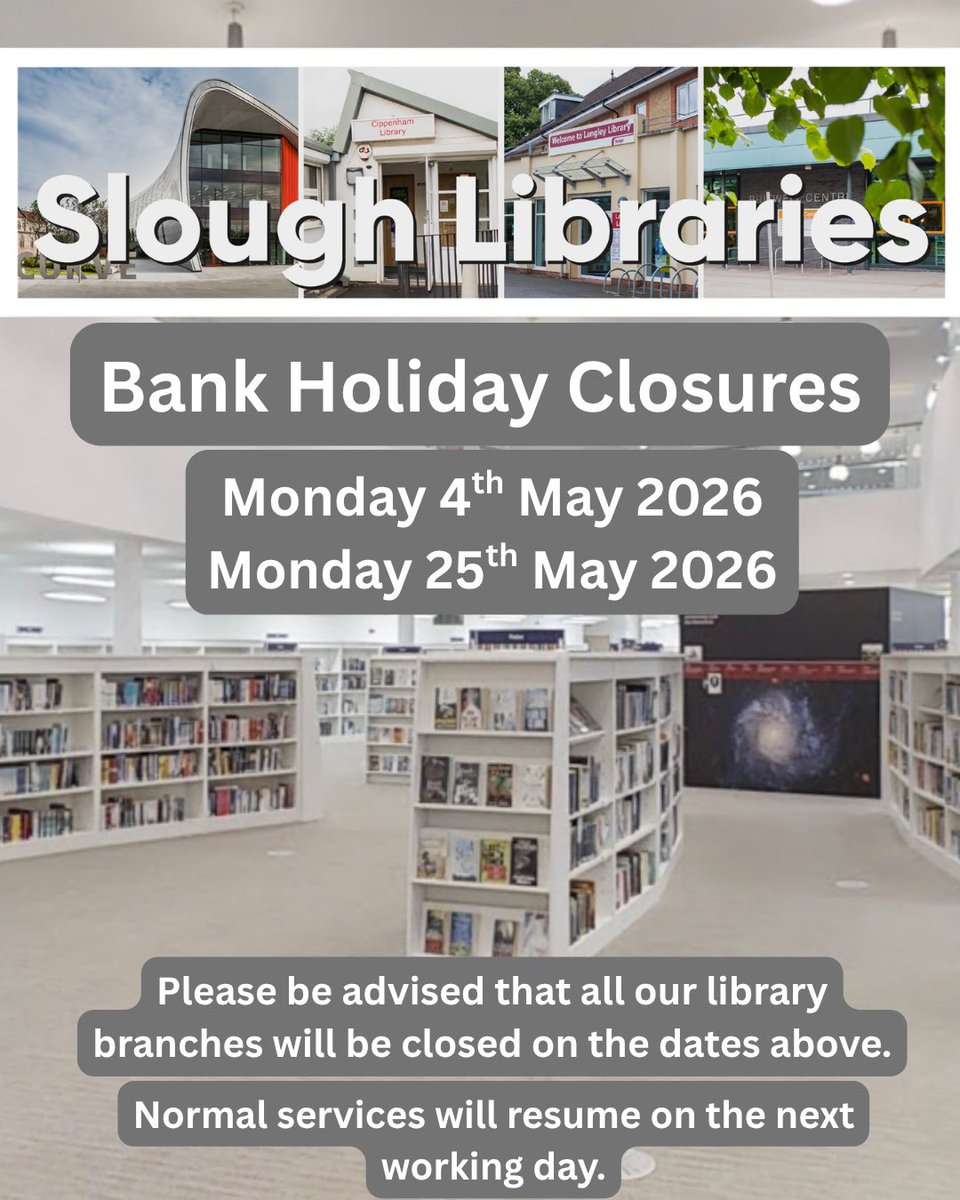 Slough Libraries tweet media