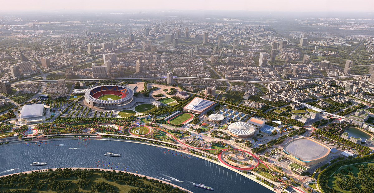 gujarat_plus_'s tweet photo. Ahmedabad’s 2038 Asian Games Bid Approved for Evaluation 🏟️

🔹 Olympic Council of Asia (OCA) has officially acknowledged India's bid.
🔹 An expert evaluation team will visit Ahmedabad soon for ground inspection.
🔹 The mega sporting event is currently proposed for the year 2038.
🔹 A final decision on the host city will be taken in September 2026.

Follow @gujarat_plus_