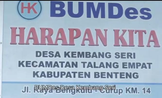 BUMDes “Harapan Kita” Desa Kembang Seri, Talang Empat,  Bengkulu Tengah bukti nyata jadi kekuatan ekonomi. 
<a href="/YandriSusanto/">Yandri Susanto</a>
@ARizaPatria
@MensetnegRI
#KementerianDesaPDT
#BPSDMKementerianDesaPDT
#BUMDesaKelolaKetahananPangan
#KerjasamaBUMDesaKDMP
#KerjaPendampjngDesaBerdampak