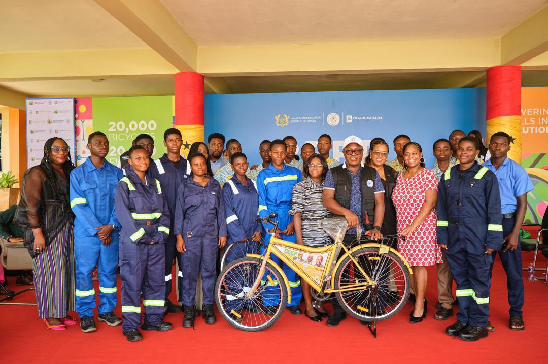 Fkoku's tweet photo. At the launch of the Bicycle Education Empowerment Programme (BEEP) a public-private partnership investing in both human capital and domestic production.

By locally assembling 20,000 bicycles annually through TVET hubs, the BEEP program will slash commute times for rural students, many of whom walk over 5km daily by 75%. 

Beyond keeping students especially girls in school this initiative also reduces Ghana’s reliance on 700,000 annual bike imports by equipping a TVET workforce with high-demand manufacturing and assembly skills. 

From healthcare delivery to logistics, the use cases for these bikes are endless.

Congrats to Gerald Acheampong and the Trans Sahara Industries team for the initiative

Cc: @moeghofficial

#BEEPghana #TVET #EducationEquity #SustainableMobility #IndustrialGhana