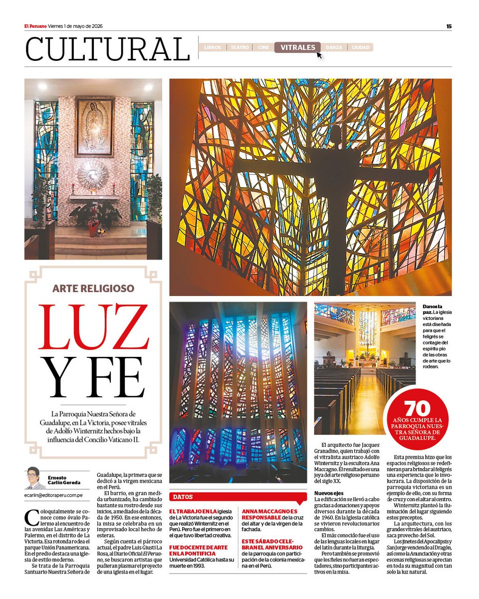 5dimensionperu's tweet photo. Gracias a @tanquedecasma  de @DiarioElPeruano
#CulturalElPeruano ⛪

70° Aniv. Parroquia Santuario Nuestra Señora de Guadalupe
#70AniversarioParroquiaSantuarioNuestraSeñoradeGuadalupe #ParroquiaSantuarioNuestraSeñoradeGuadalupe 
#KermesMexicana #LaVictoria #Winternitz https://t.co/dlxGvOa5sp