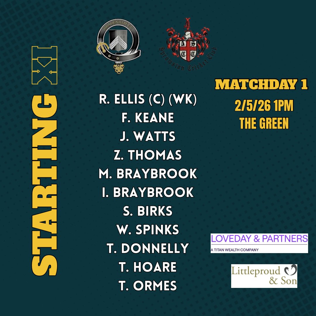 BCCbears's tweet photo. 🏏 Saturday league cricket is finally back!

We begin our alliance campaign this afternoon as we host Sprowston CC. 

Thank you to Loveday &amp; Partners for sponsoring

🐻🐻🐻🐻🐻

#UTB https://t.co/XqbAqyCuiF