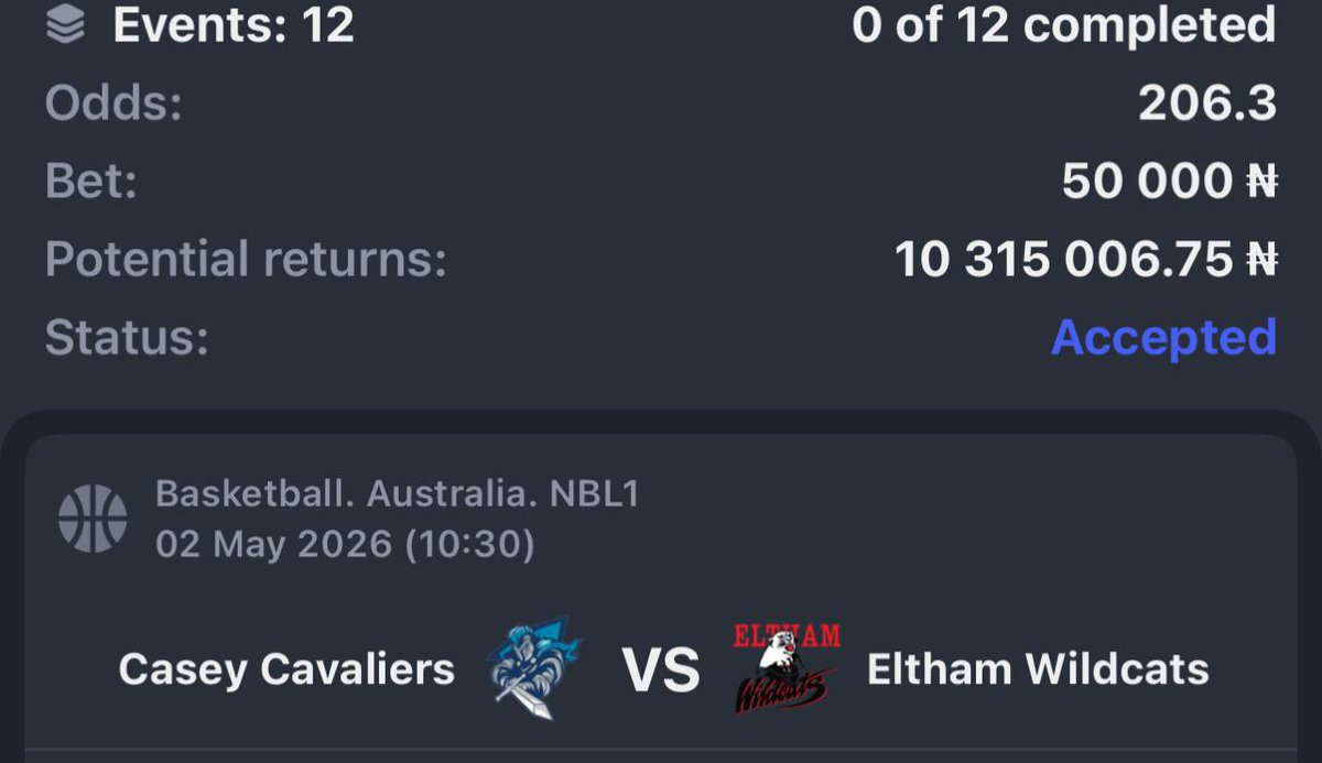 Emmanuel_Tips's tweet photo. Australia 🇦🇺 🏀 💥 ON PARIPESA 

CODES 👇👇👇

9RCD5 - 200 ODDS
5AFD5 || QK4D5

Register on Paripesa now with the link: 👇👇👇👇
https://t.co/ZlIxHjm810
Or
https://t.co/JbyIQhPtr0

PROMOCODE: ENDSARS 

STAKE RESPONSIBLY🔞 https://t.co/0TDQyMPoz6