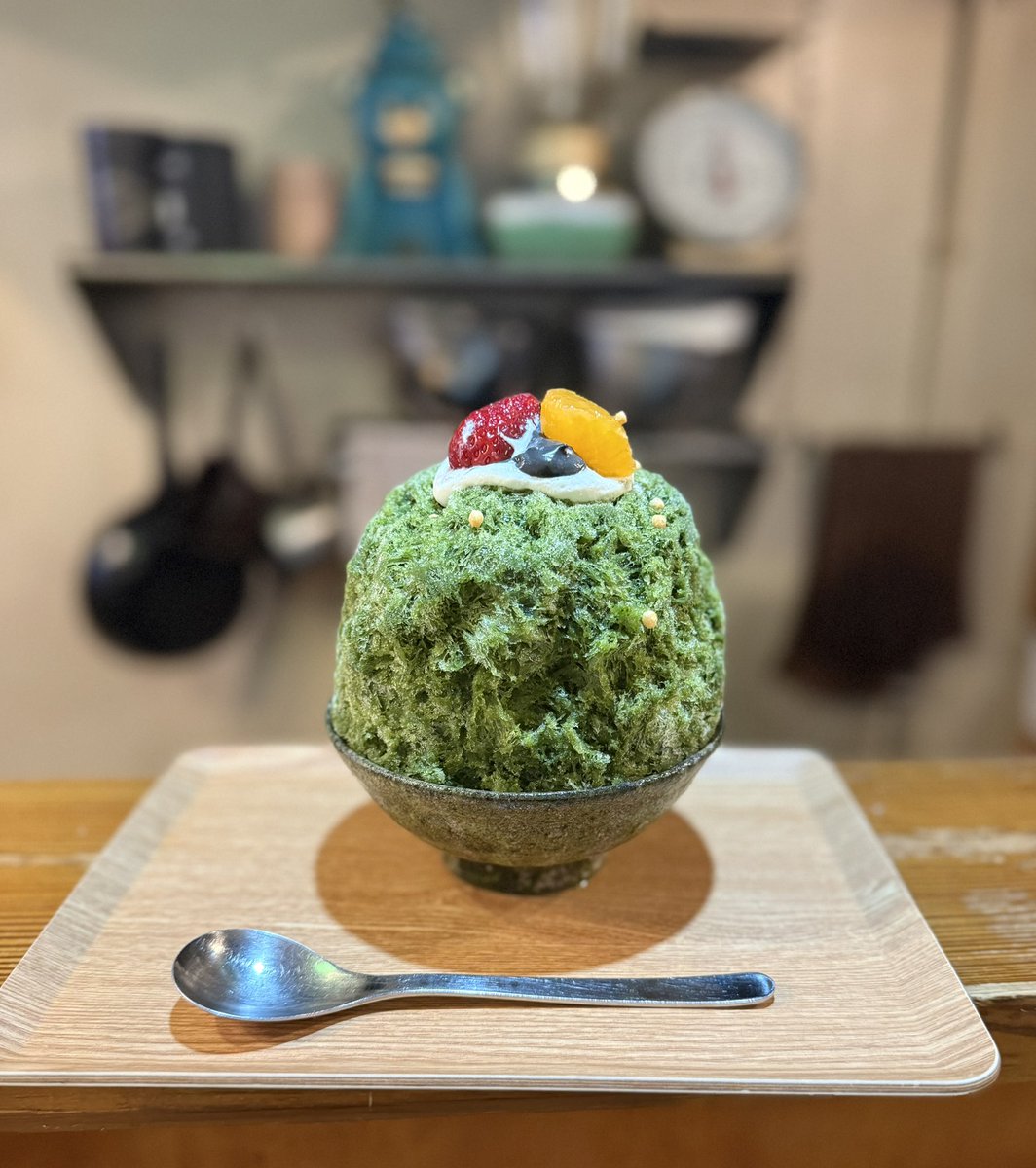 shavedice_32's tweet photo. たいやきそら

🍧季節のフルーツとジャスミン茶
🍧すすむ屋茶店の抹茶ミルク

さっぱり好きにはたまらんやつと濃い抹茶
そらさんのかき氷営業がはじまったー！ https://t.co/bjHgw3Xu50