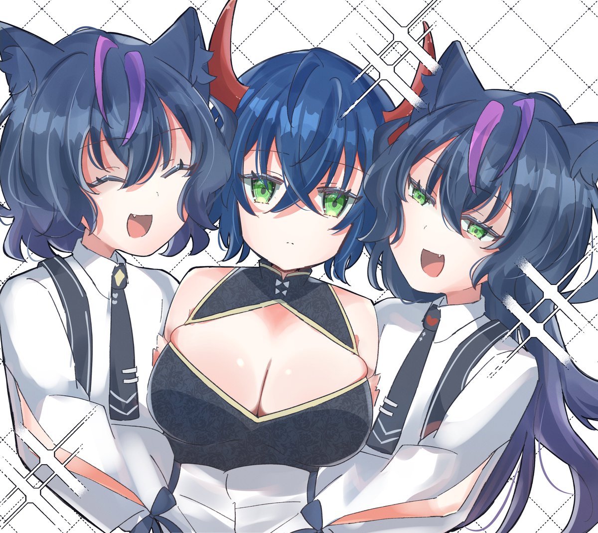 monakamocha's tweet photo. 企画で作った子達🐉🐱 https://t.co/SOTSXgNE9R