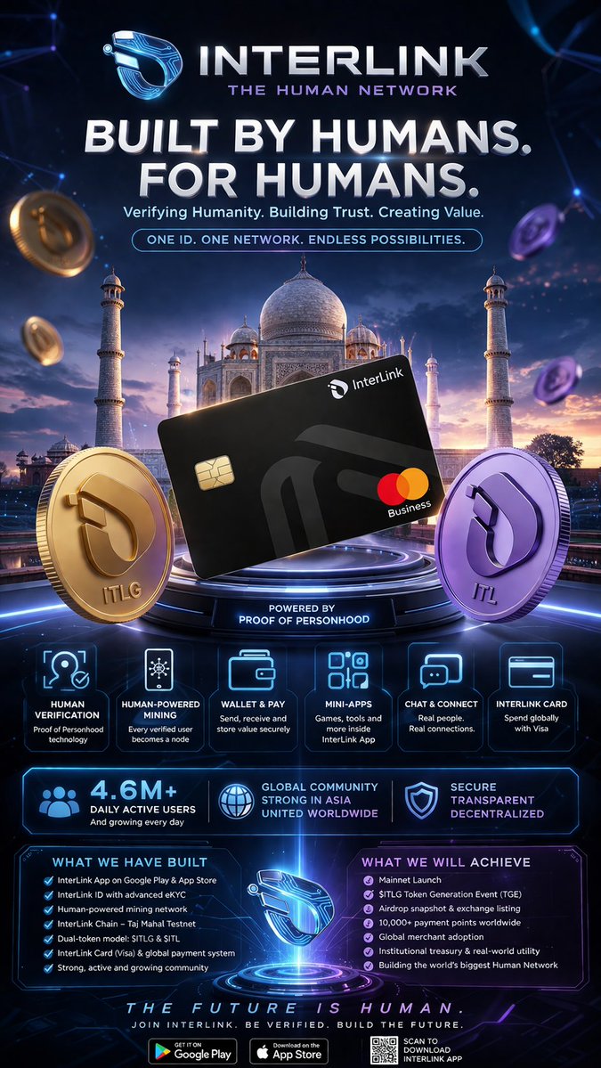 idrisa_usman's tweet image. 🥇InterLink's Rise to Prominence: Boasting 4.6M+ Daily Active Users, a Human Verification Network, live Taj Mahal Testnet, Visa Card Integration, with substantial Q2 milestones anticipated. Is the opportunity still early?  

#InterLink #ITL #ITLG